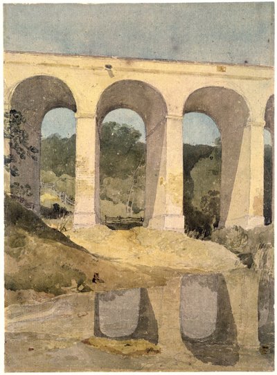 Chirk Aqueduct, 1806-7 by John Sell Cotman